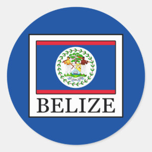 Belize Runder Aufkleber