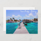 Belize San Pedro Beach Ambergris Caye Postkarte (Vorne/Hinten)