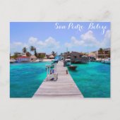 Belize San Pedro Beach Ambergris Caye Postkarte (Vorderseite)