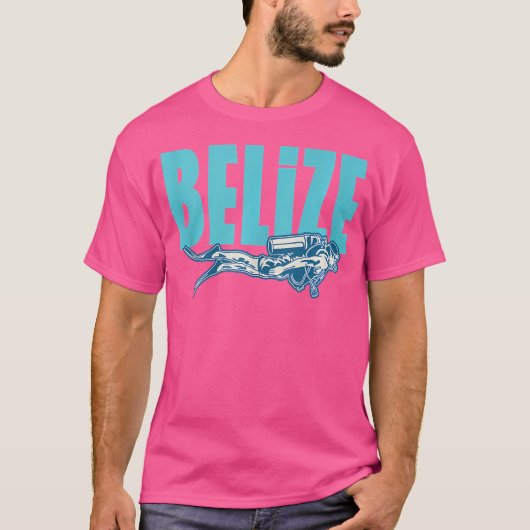 Belize Scuba Diving T-Shirt (Vorderseite)