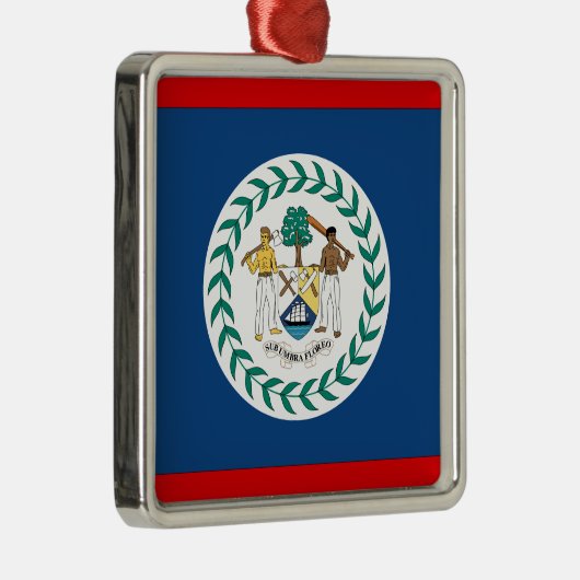 Belize Silbernes Ornament (Rechts)