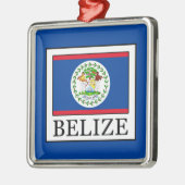 Belize Silbernes Ornament (Links)