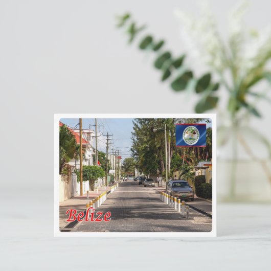 Belize - Stadt - Postkarte (Stehend Vorderseite)