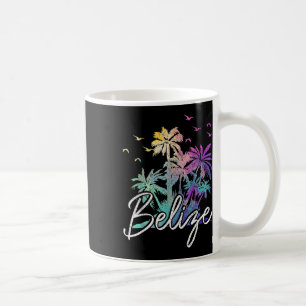Belize Strand alte Palmen Ferien Kaffeetasse