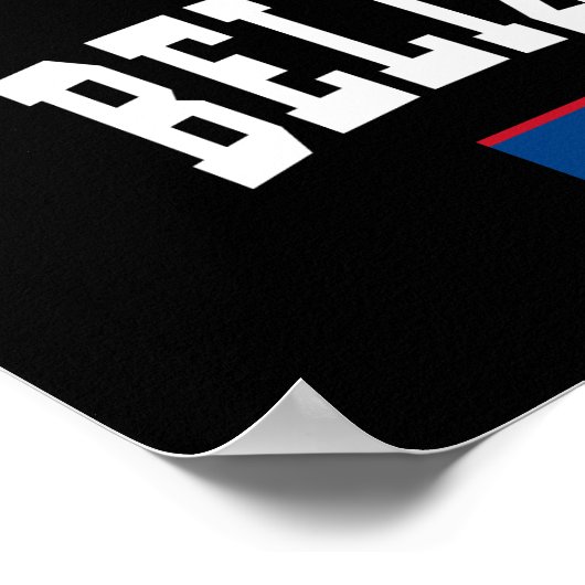 Belize Style Poster (Ecke)