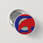 Belize Tapir Belizer National Animal Flag Button (Vorne & Hinten)