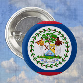 Belize-Taste, patriotische Belizer-Flag-Mode Button