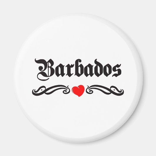 Belize Tattoo Style Magnet (Vorne)