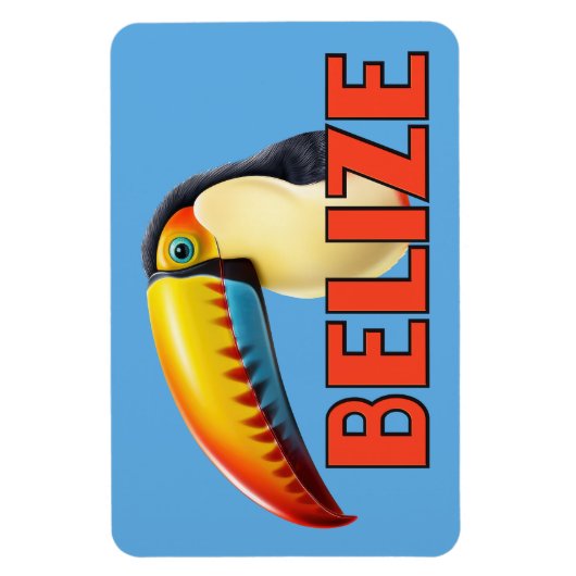 BELIZE Toucan Magnet (Vertikal)