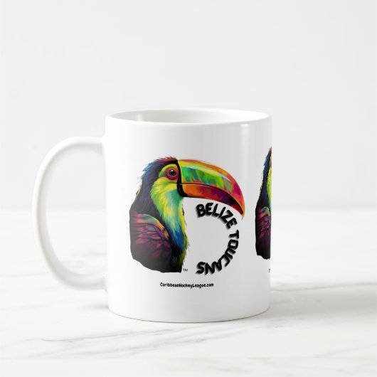 Belize Toucans - CaribbeanHockeyLeague.com Kaffeetasse (Links)