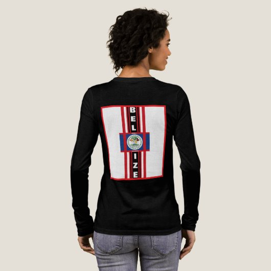 Belize Tri-Blend Shirt (Voller Rückseite)