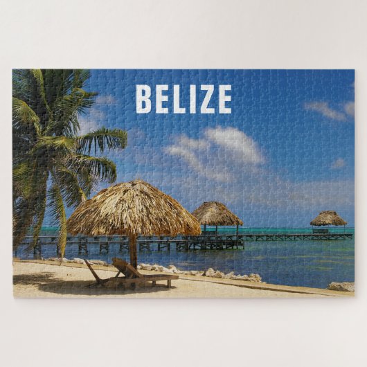 Belize Tropical Beach Ambergris Caye Puzzle (Horizontal)