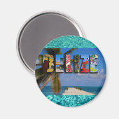 Belize Tropical Beach Blue Ocean Travel Fotos Magnet (Vorderseite/Rückseite)