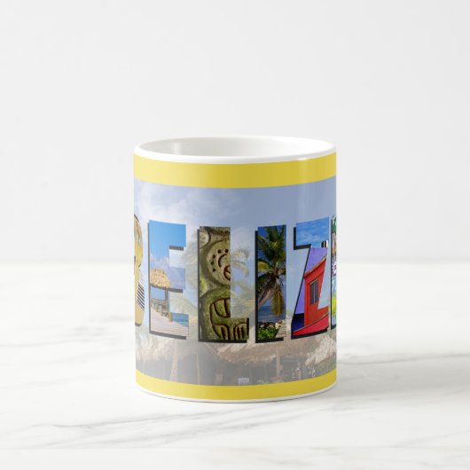Belize Tropical Beach Travel Fotos Kaffeetasse (Mittel)
