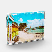 Belize Tropical Paradise Travel Fotoblock (Links)