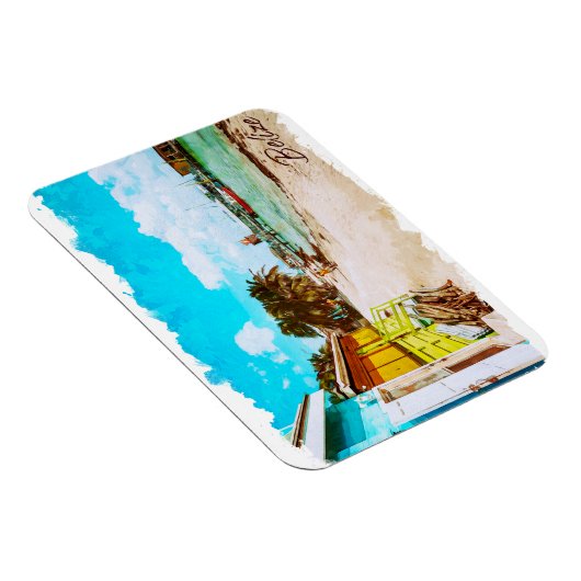 Belize Tropical Paradise Travel Magnet (Rechte Seite)