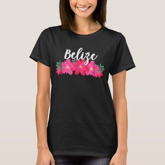 Belize Tropical Vacation T-Shirt (Vorderseite)