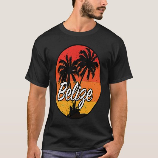 Belize Vacation Travel Souvenir T-Shirt (Vorderseite)