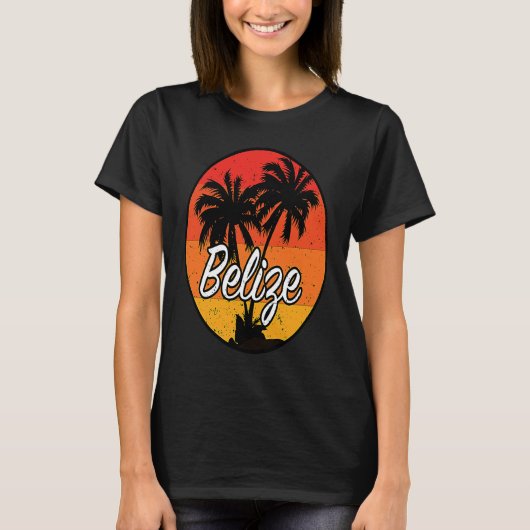 Belize Vacation Travel Souvenir T-Shirt (Vorderseite)