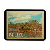 Belize Vintage Travel Magnet (Horizontal)