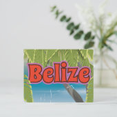 Belize Vintage Urlaubsplaner Postkarte (Stehend Vorderseite)