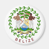 Belize-Wappen Magnet (Vorne)