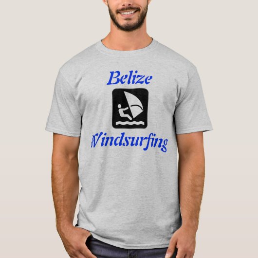 Belize Windsurfing (San Pedro, Caye Caulker) T-Shirt (Vorderseite)