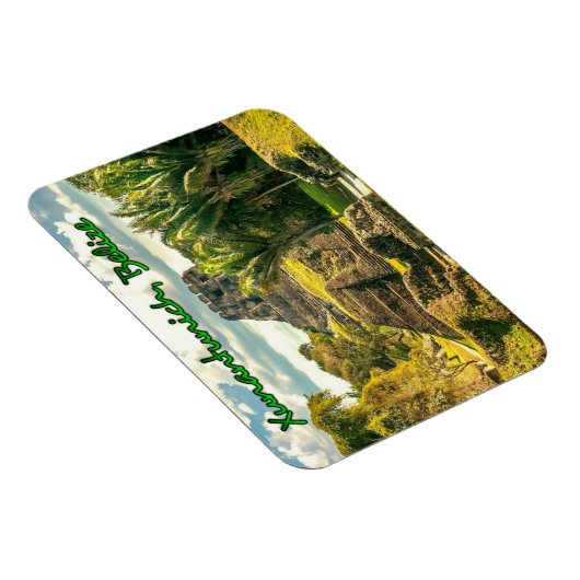 Belize Xunantunich stilisiert Magnet (Rechte Seite)