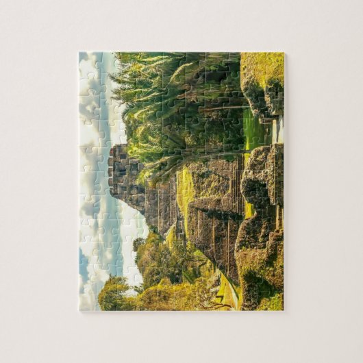 Belize Xunantunich stilisiert Puzzle (Vertikal)