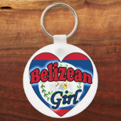 Belizean Girl Schlüsselanhänger (Vorderseite)
