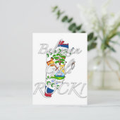 Belizean Girls Rock! Postkarte (Stehend Vorderseite)