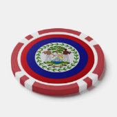 Belizeaner Pokern zusammen Poker Chips (Einzeln)