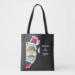 Belizeaner Wein Zusammen Tragetasche Tasche