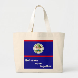 Belizeanische Wein-Wiederverwendbare-Tasche-Handta Jumbo Stoffbeutel
