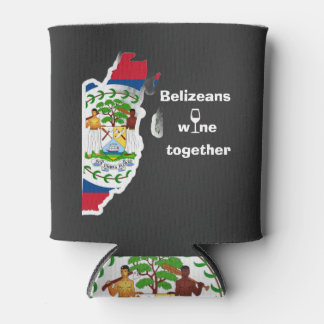 Belizeans Wine Together Koozie Can Cooler Sleeve Dosenkühler