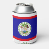 Belizeans Wine Together Koozie Can Cooler Sleeve Dosenkühler (Kanne Rückseite)