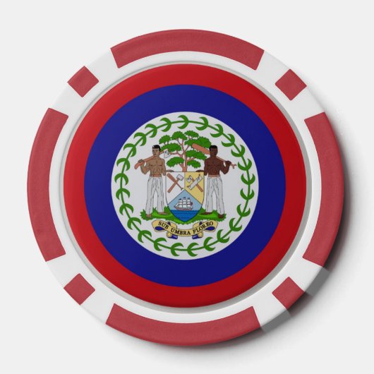 Belizeans Wine Together Poker Chips (Rückseite)
