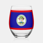 Belizeans Wine Together Weinglas Ohne Stiel (Rückseite)