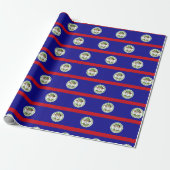 Belizianische Flagge Geschenkpapier (Ungerollt)