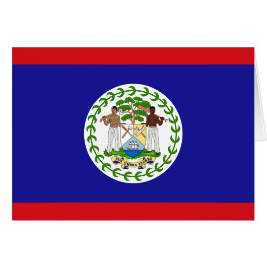 Belizische Flagge (Vorderseite (Horizontal))