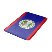 Belizische Flagge Badematte (Schrägansicht)