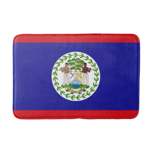 Belizische Flagge Badematte