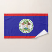 Belizische Flagge Badhandtuch Set (Handtuch)
