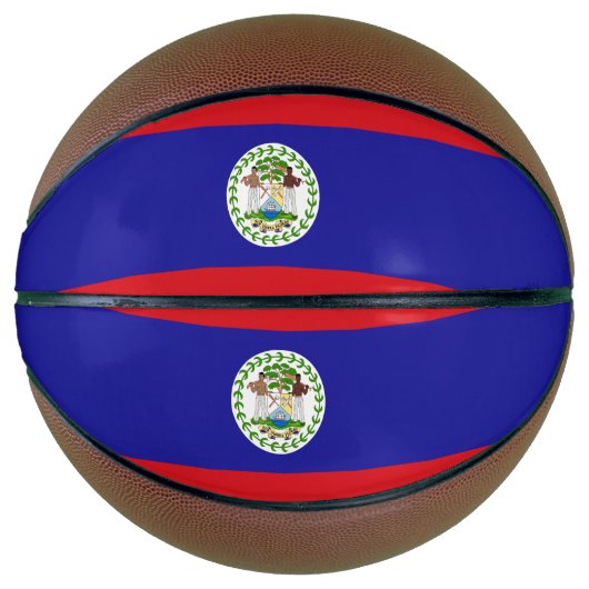 Belizische Flagge Basketball (Vorderseite)