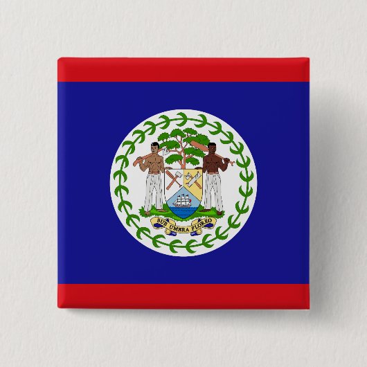 Belizische Flagge Button (Vorderseite)