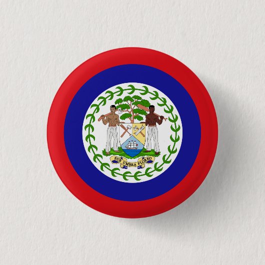 Belizische Flagge Button (Vorderseite)
