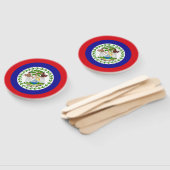 Belizische Flagge Fächer (Non-assembled)