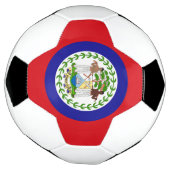 Belizische Flagge Fußball (Gedreht)