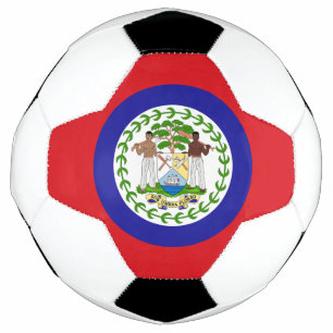 Belizische Flagge Fußball