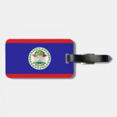 Belizische Flagge Gepäckanhänger (Rückseite horizontal)